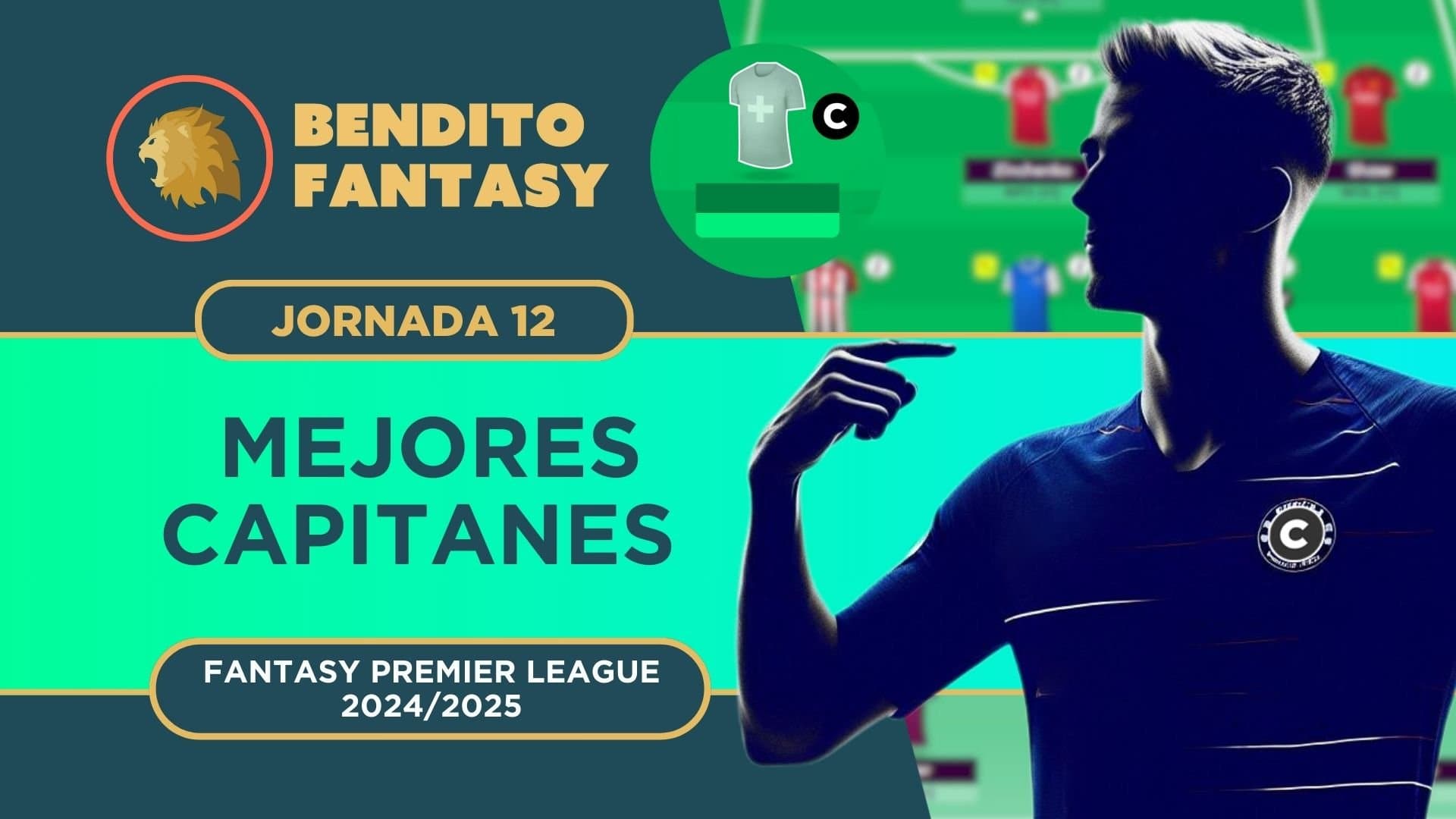 Mejores capitanes Fantasy Premier League (FPL) Gameweek 12 - 2024/2025